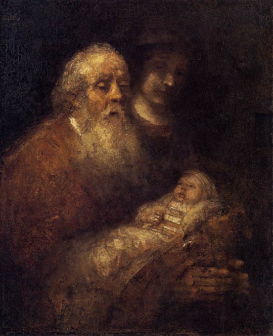 Simeon in the Temple, Rembrandt (1669)
Photo: Erik Cornelius / Nationalmuseum